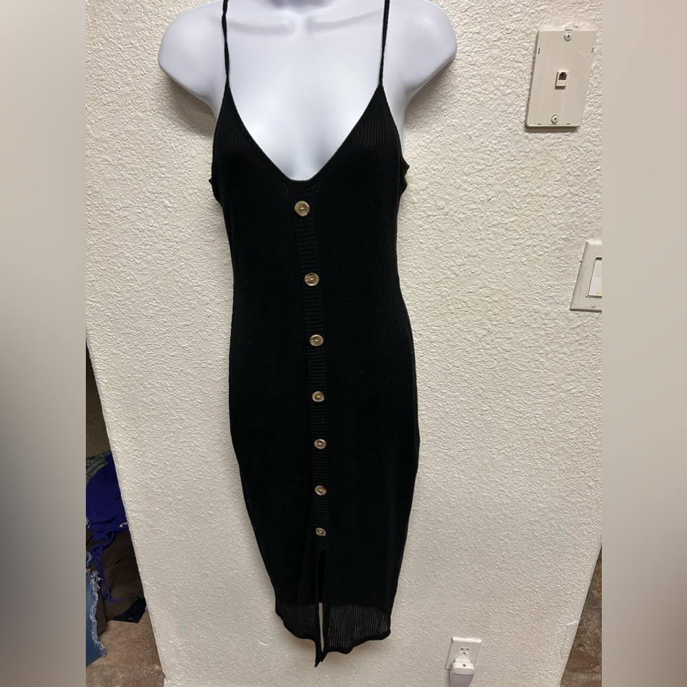 Express brand size small black knit dress